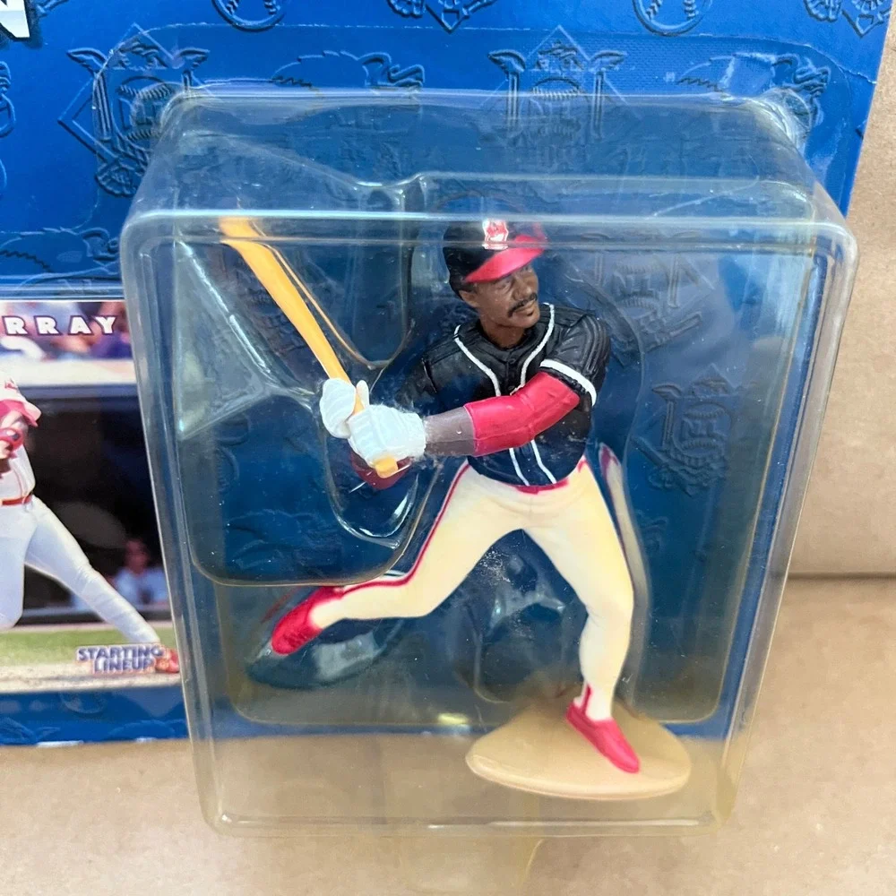 1996 Starting Lineup Eddie Murray Cleveland Indians Figure with Trading Card